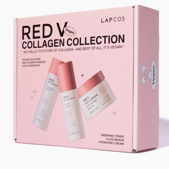 LAPCOS | Red Vegan Collagen 3-Step Set NEW IN BOX - Picture 12 of 12